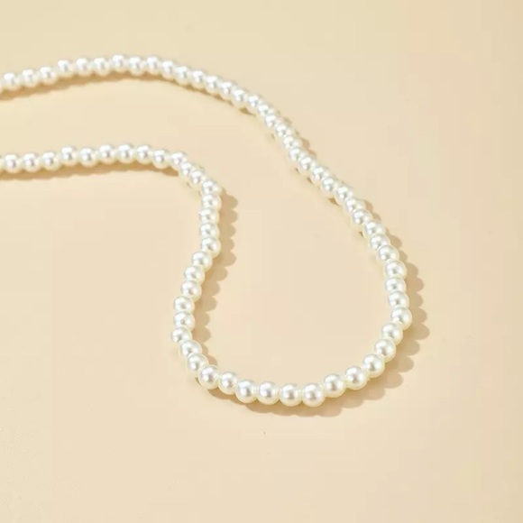 Delicate pearl choker necklace - Picture 5 of 6